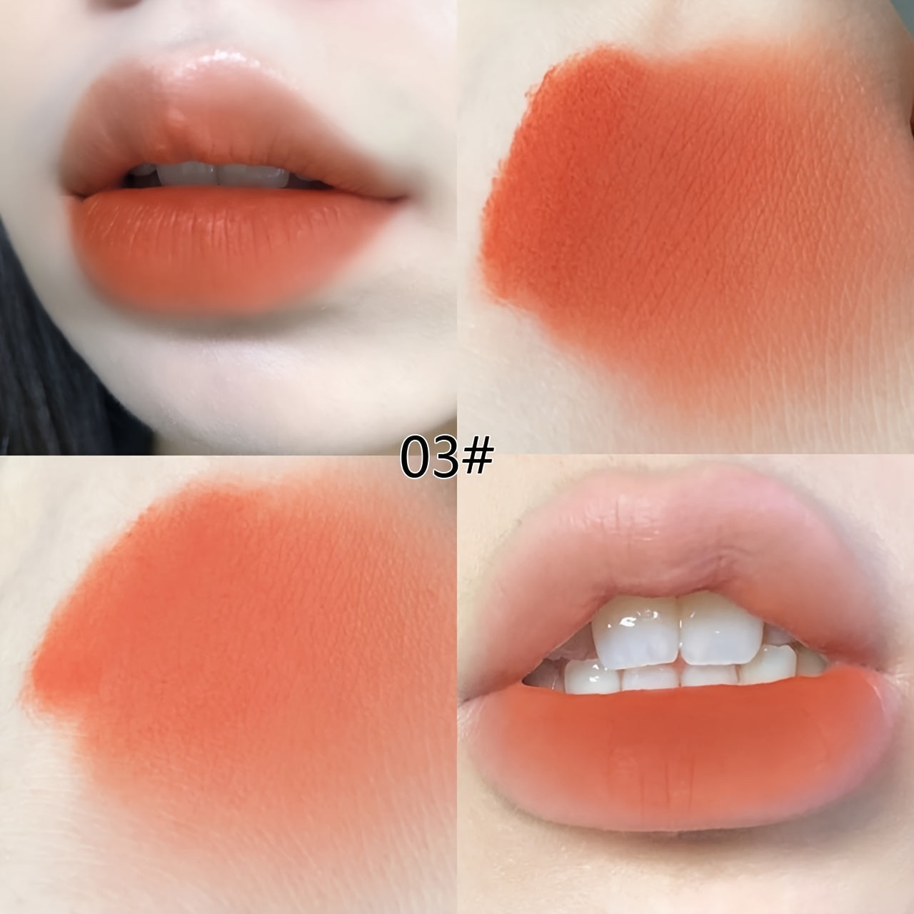 Fluffy Lip Mousse Matte Matte Lip Gloss that Won't Fade or Stick to the Cup, Enhances the Look of the Lips, Lightweight Airy Lip Gloss that Won't Dry Out