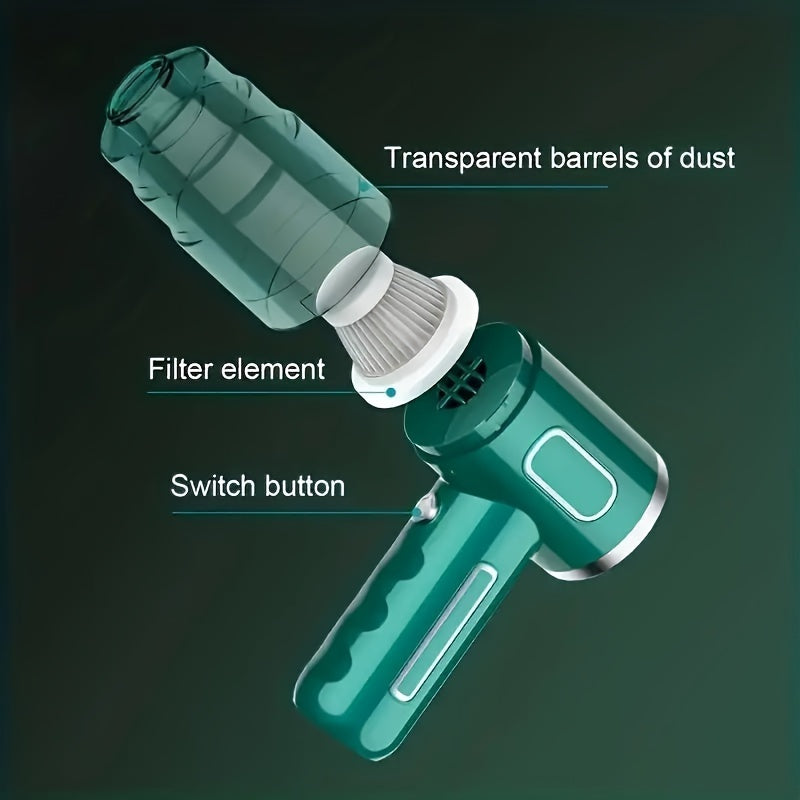 Newly Upgraded Model, Portable Cordless Handheld Vacuum Cleaner,