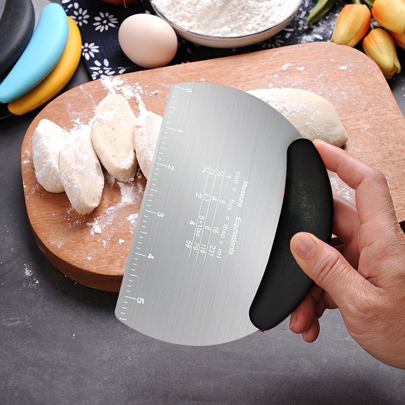 Stainless Steel Pastry Scraper – Multipurpose Baking Tool