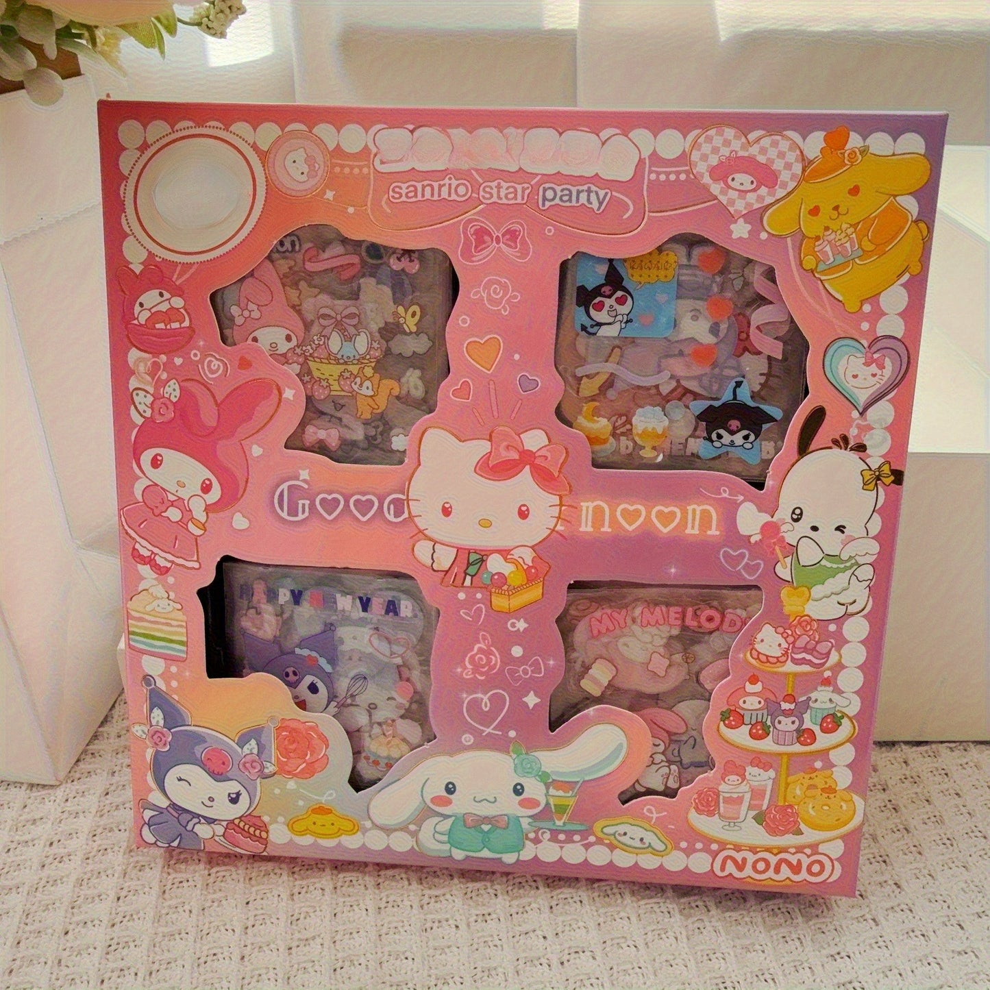 100pcs Sanrio Sticker Set - for Hello Kitty, for Kuromi, for My Melody,