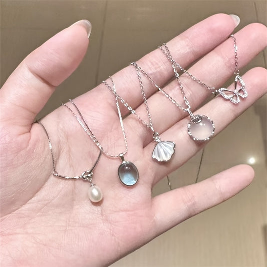 [Vintage Bohemian] Moonstone Jewelry Suit | 1/5pcs | Alloy | Multifunctional | Casual Wear, Gifts | Luxury | Vintage Bohemian Style