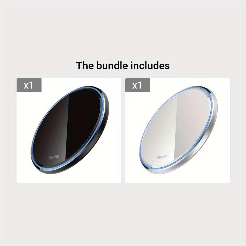 Fast Wireless Charger ALDNOAH Fast Wireless Charger | 15W, USB Type-C Charging Pad, Compatible with iPhone 16 15 14 13 12 Pro Max Mini 11 XS XR X 8 Plus Airpods 4 3 2, Samsung Galaxy S24/S23/S23 Ultra/S22/S22+/S22 Ultra/S21