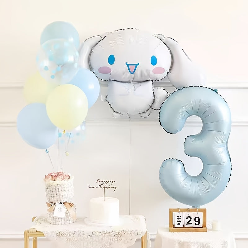 1-Pack/3-Pack Large Sanrio Series Artificial Jade Dog Aluminum Foil Balloons Party Decoration Balloons