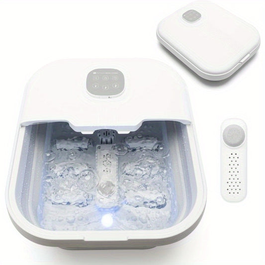 Foldable Foot Spa Bath with 500W Heater & Soothing Hydro Jets – Portable Relaxation for Tired Feet, Adjustable Heat Settings, Compact Design for Home Use, Relaxation Foot Bath | Foldable Spa Tub | Userfriendly Controls