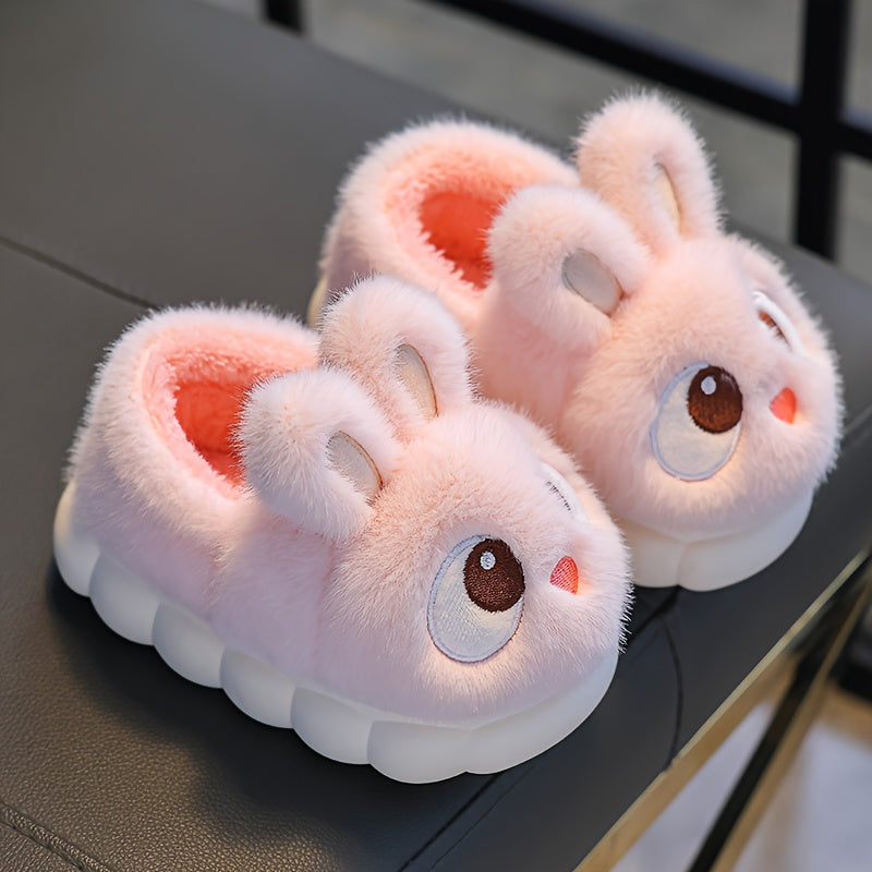 1 Pair Youngsters' Plush Bunny Slippers