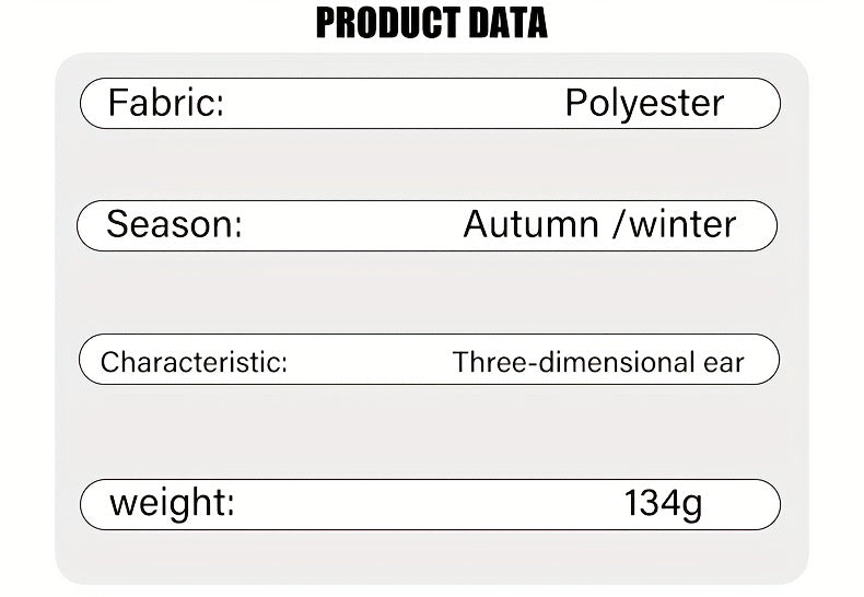 Cute Fox Ears Beanie Hat