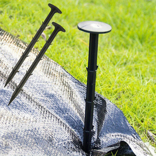 30pcs Durable Plastic Garden Stakes for Securing Sunshade Netting, Weed Barrier Fabric, and Lawn Covers – Ideal for Orchards, Farms, and Greenhouses, Farmland Accessories | Pointed End Stakes | Durable Plastic Stakes, Garde