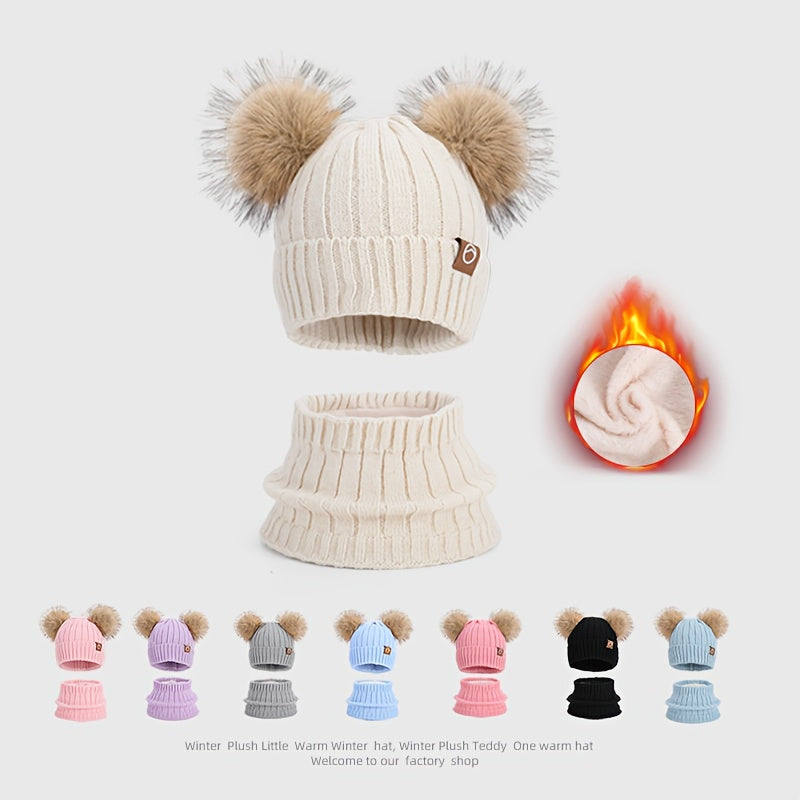 2pcs Winter Knit Set