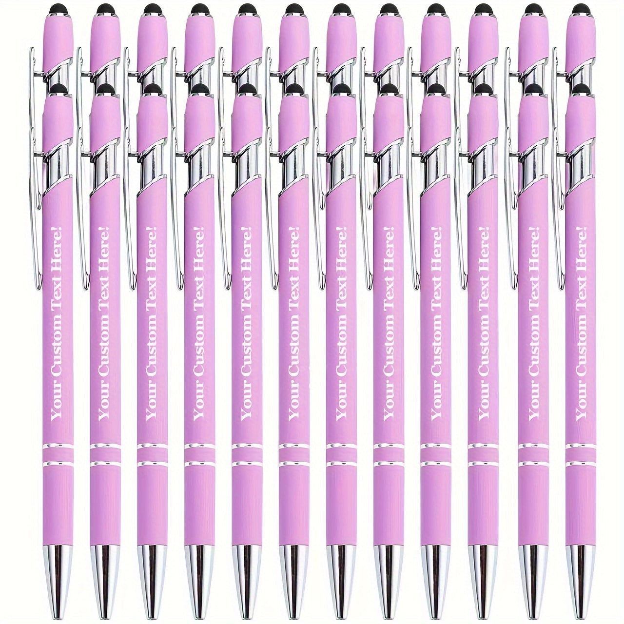 8pcs/16pcs/24pcs Round Metal Retractable Ballpoint Pen Set | Smooth Writing Experience, Medium Tip, Suitable for Office, School, Diary and Art Projects, with Personalized Touch