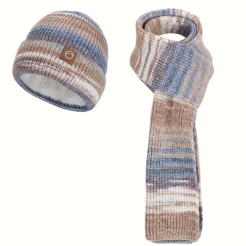 2pcs and 3pcs Winter European and American Fashion Hat