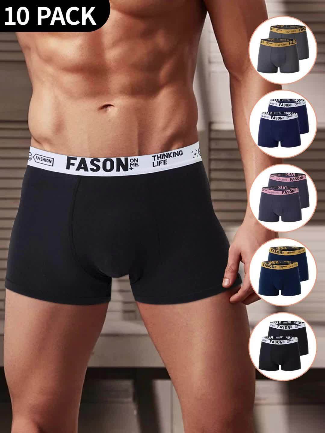 10-Piece Men's Underwear 10-Piece Men's Underwear, Printed 'fashion' design, Casual Boxer Briefs.