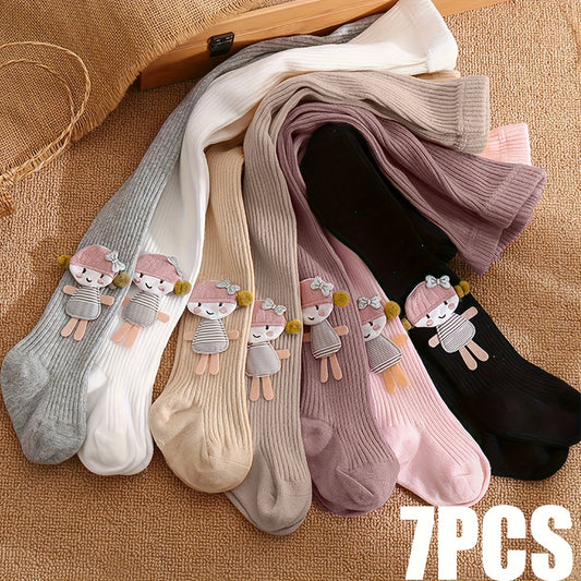 5-Pack Girls' Tights