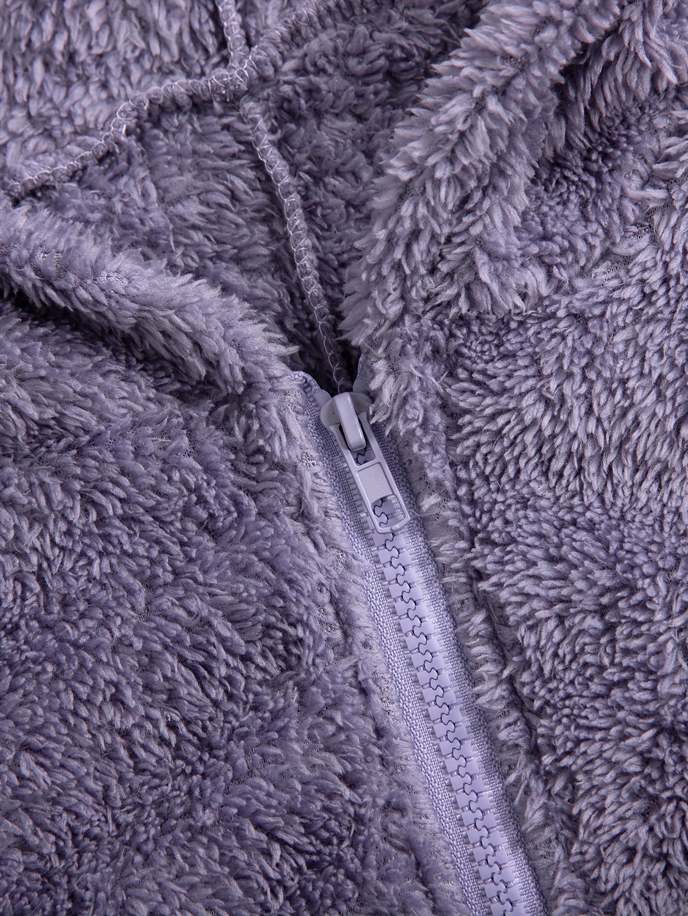 Women's Plush Fleece Pajama Jumpsuit - Hooded, Zip-Up, Easy-Care,