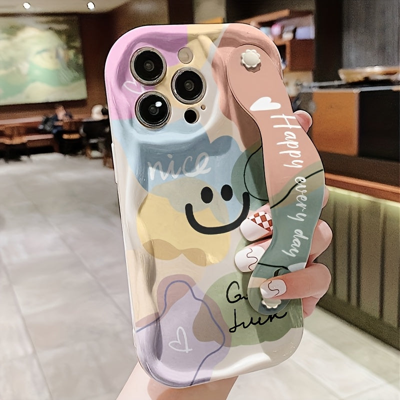[Soft Rubber] Colorful Printed Phone Case | Made of Soft Rubber | Protects Against Drops | Compatible with Apple Series 11, 12, 13, 14, 15, 16 Pro Max And Samsung Series A05, A15, A25, A35, A55, S23, S24 Ultra