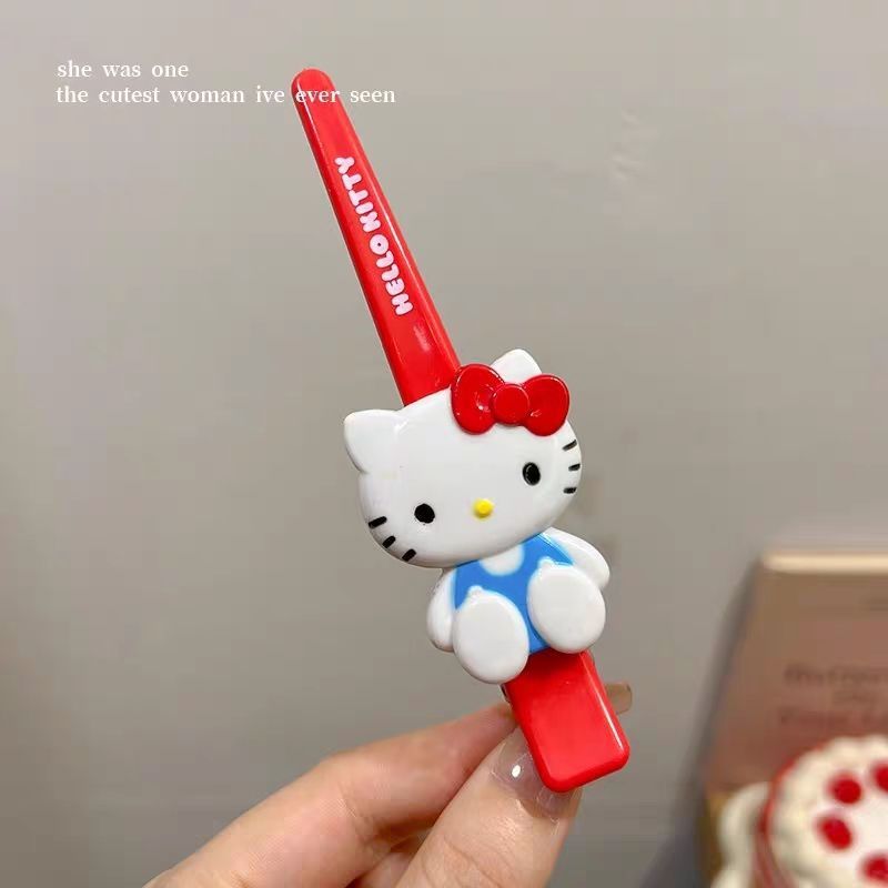 Large Cute Sanrio Hair Clip - Resin, No-Trace Side Clip with Cute Character Designs, Ideal for Teenage and Women, Hair Accessory | Playful Accessory | Durable Hair Clip, Hair Clip Holder