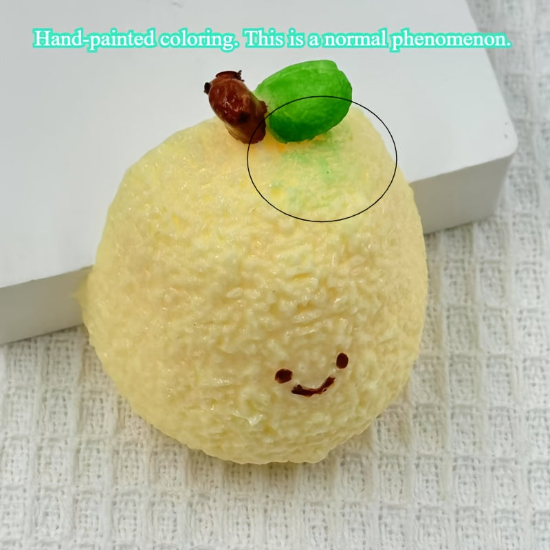 Cute Pear-Shaped Toy - Soft, Slow Rebound Squeeze Toy with Textured Surface & Adorable Smiling Pear Design, Perfect for Party Favors, Birthday Gifts, and Holiday Surprises, Anxiety Toys