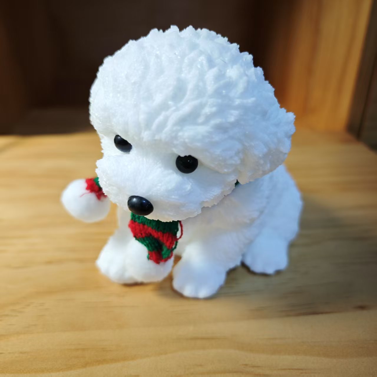 This White Teddy Bear Has a Fun and Stress-Relieving Squeeze, Made of Soft Silicone! This Is What a Puppy Does When They Are Not Awake! They Do This to Get Back Somebody'S Food, Because They Are Full!