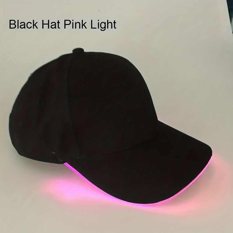 1PC Quacky LED Illuminated Duckbill Sunshade Hat - Fashionable Baseball Caps with Outdoor Protection and Decoration - Ideal Gift for Bar, Party, and Holiday Celebrations
