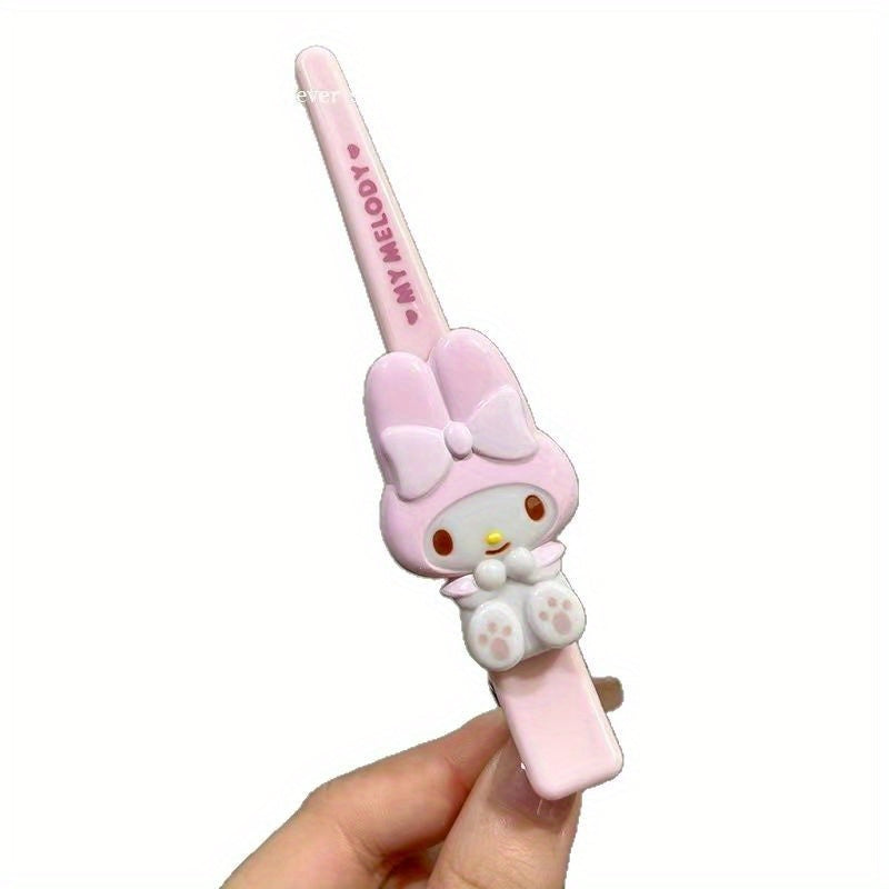 Large Cute Sanrio Hair Clip - Resin, No-Trace Side Clip with Cute Character Designs, Ideal for Teenage and Women, Hair Accessory | Playful Accessory | Durable Hair Clip, Hair Clip Holder