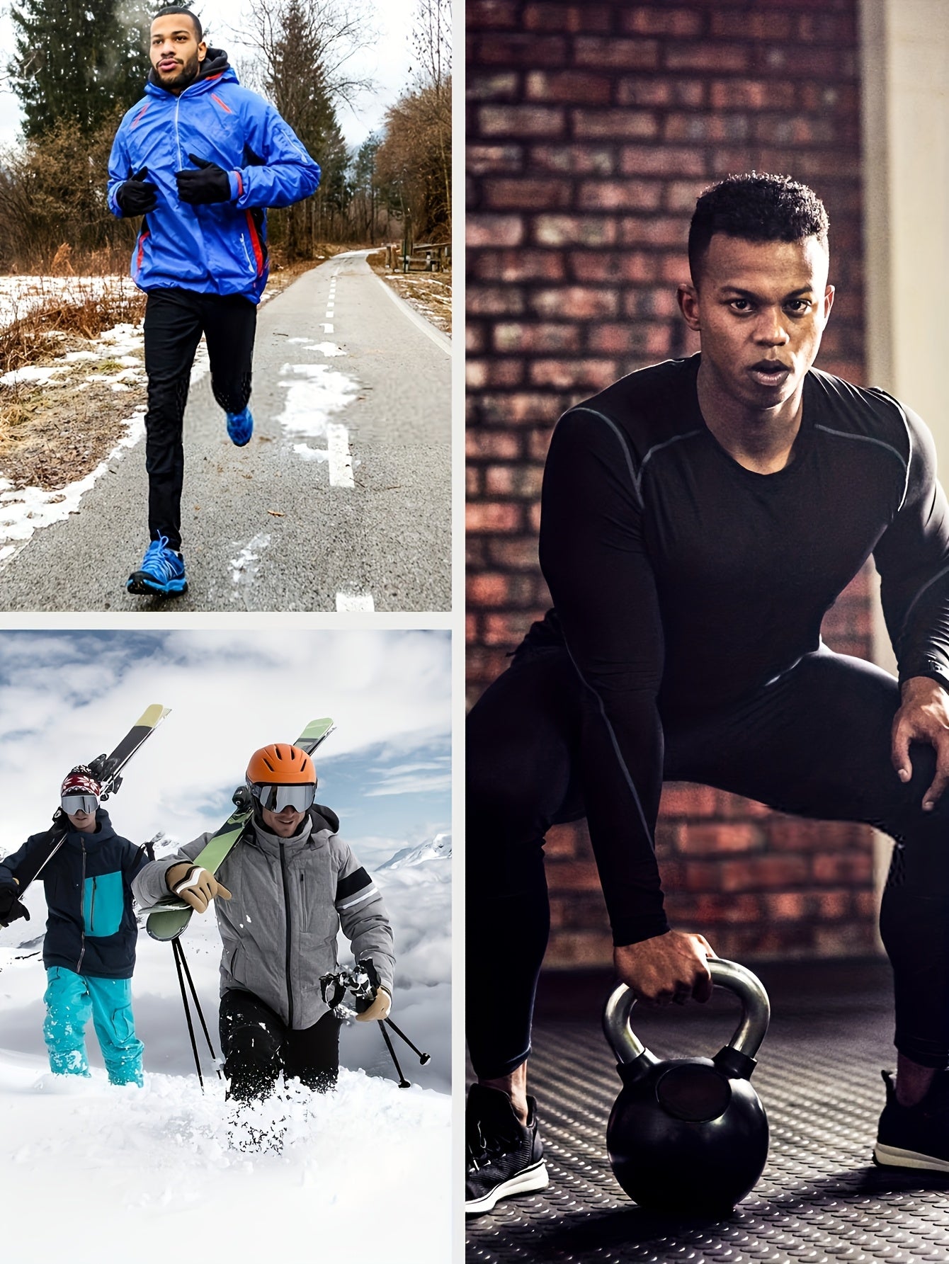 2pcs PARIS Logo Thermal Set, Mountain Climbing Fleece Base layer - Plush Thick & Soft, Heavy Plush Fleece. Thermal Wear.