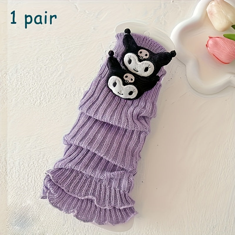 1 Pair Sanrio Hello Kitty & My Melody Women's Leg Warmers