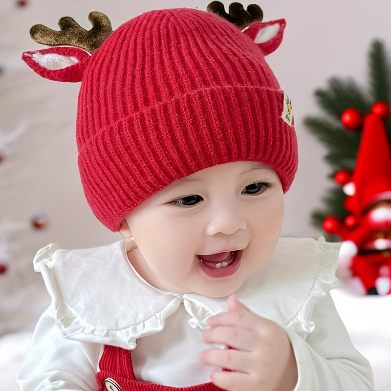 1pc Antler Cute Baby Ear Protection Hat