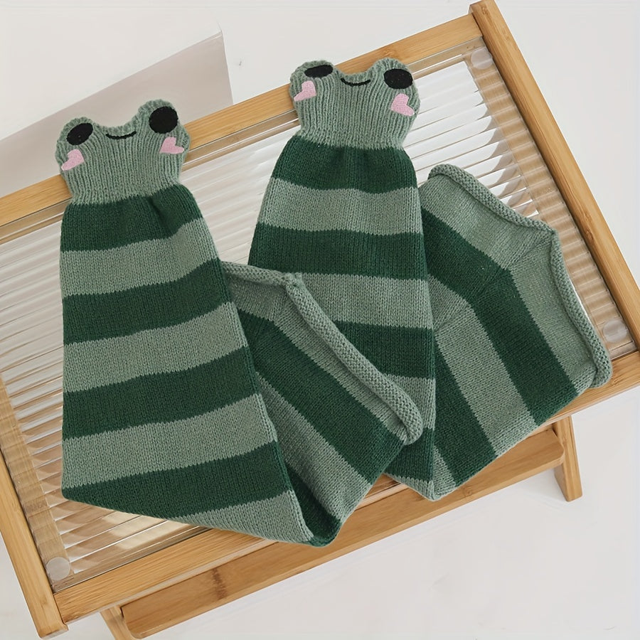 Autumn and Winter Animal Spider Web Pattern Warm Socks