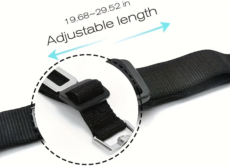 Secure Your Pet in the Car with This Adjustable Harness & Seat Belt Lead Leash!