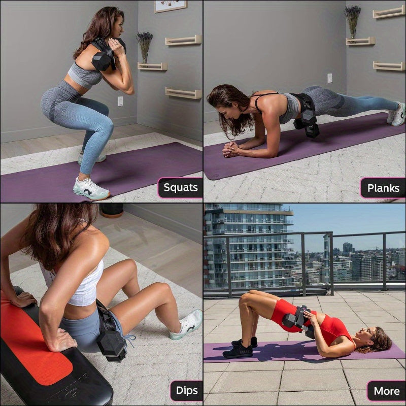 High-Capacity Hip Thrust Belt for Dumbbell Training