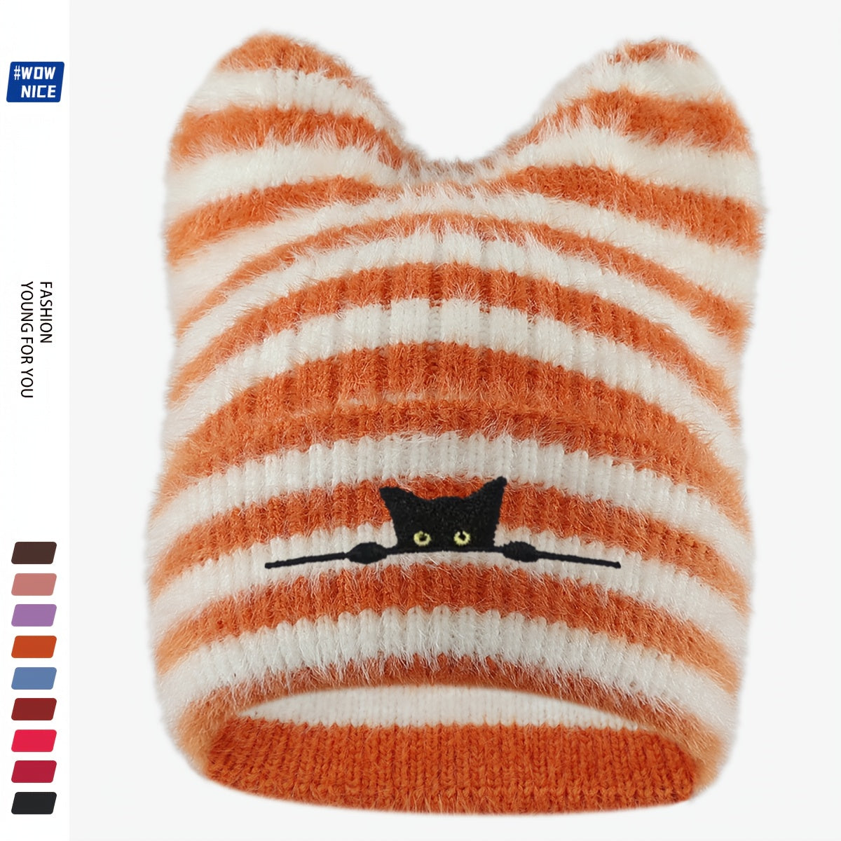 Women's & Men's Plush Winter Hat with Fluffy Ears