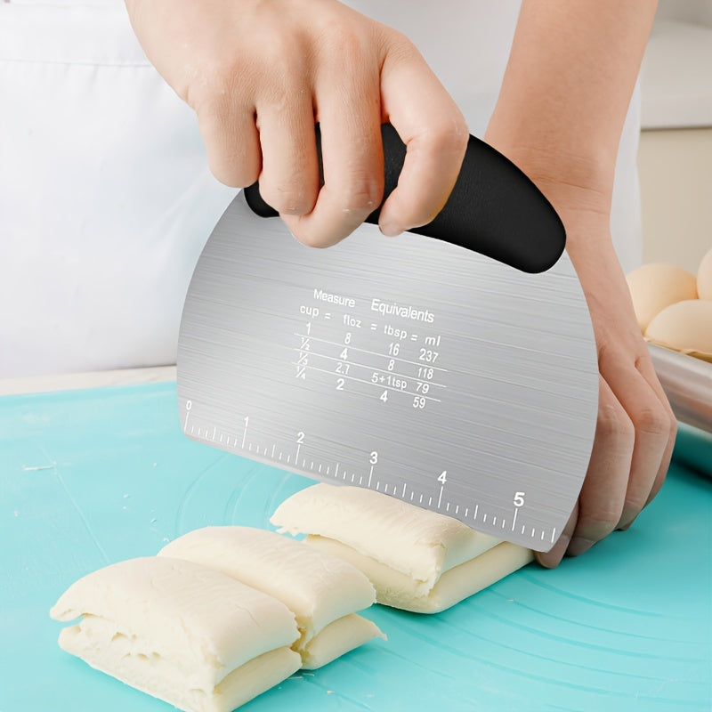 Stainless Steel Pastry Scraper – Multipurpose Baking Tool
