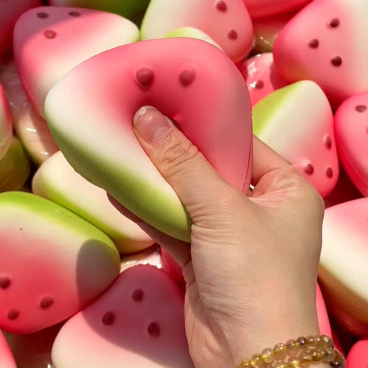 Watermelon Squeeze Ball Soft Ice Watermelon Slow Rebound Simulation Fruit Venting Ball Plaything, Not for Youngsters!!!