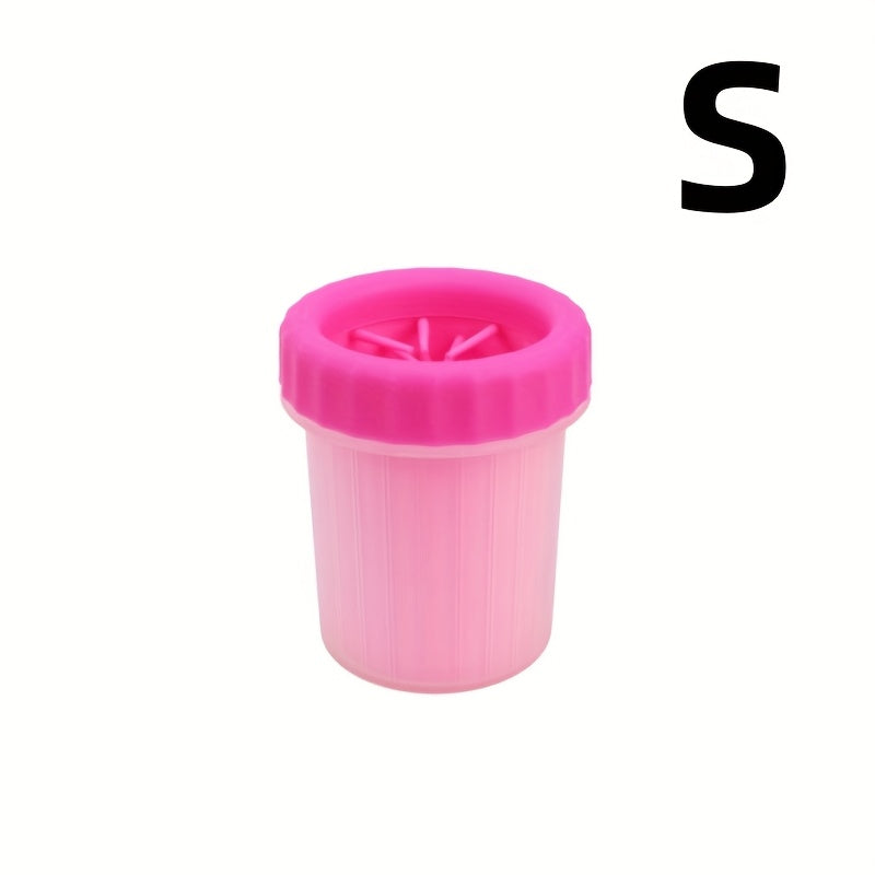 [Magic Pet Cleaner] Portable Automatic 1pc Silicone Pet Foot Washing Cup | Dog & Cat Paw Cleaner, Magic Beauty Cleaning Wipe-Free Brush for Dirty Paws, Travel-Friendly, Available in Blue, Pink, Green, Light Blue
