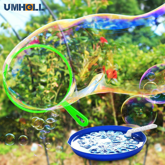 3/7/14pcs Bubble Wands Set, DIY Giant Creative Bubble Sticks Set, Random Colors, For Birthday Party Outdoor Activity Multiplayer Garden Game