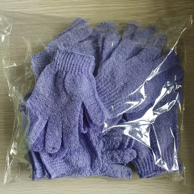 10pcs Exfoliating Shower Gloves, Mix And Match Multicolor,
