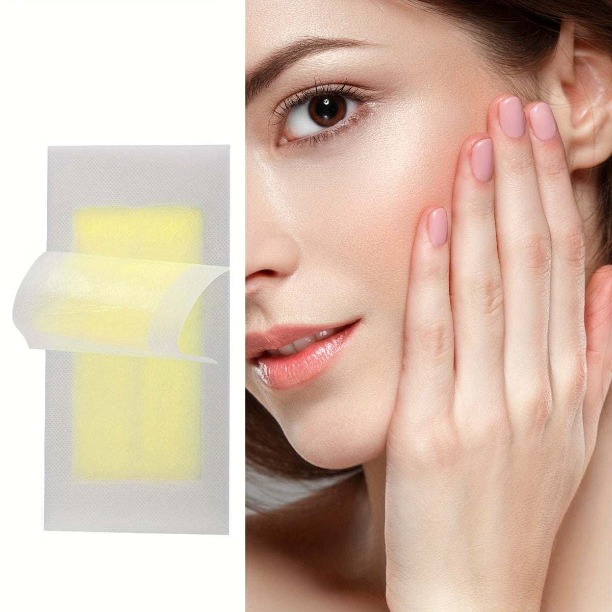 WAXKISS 20-Pack Ready-to-Use Wax Strips Aloe/Lemon/Rose/Lavender Scented Summer Hair Removal Portable travel Size .