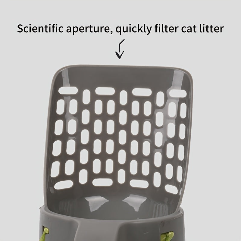 2-in-1 Cat Litter Scoop with Trash Can