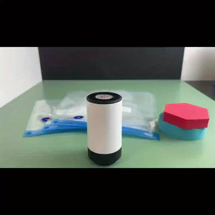 jkuoo-3in 1 USB rechargeable vacuum Seal Kit - portable electric pump and durable multi-size storage bag