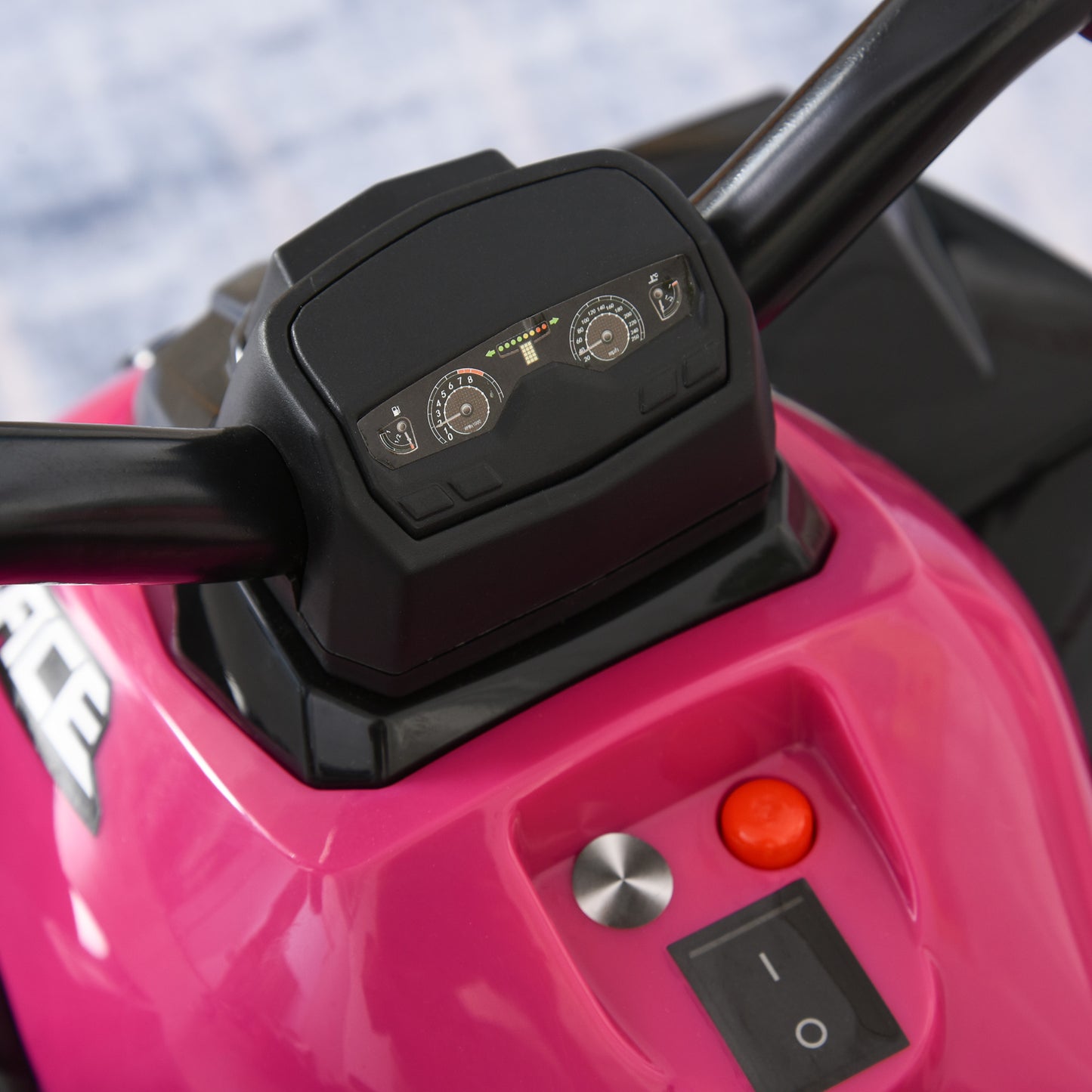 HOMCOM No Power Quad Toddler Ride on Car Foot-to-Floor Sliding