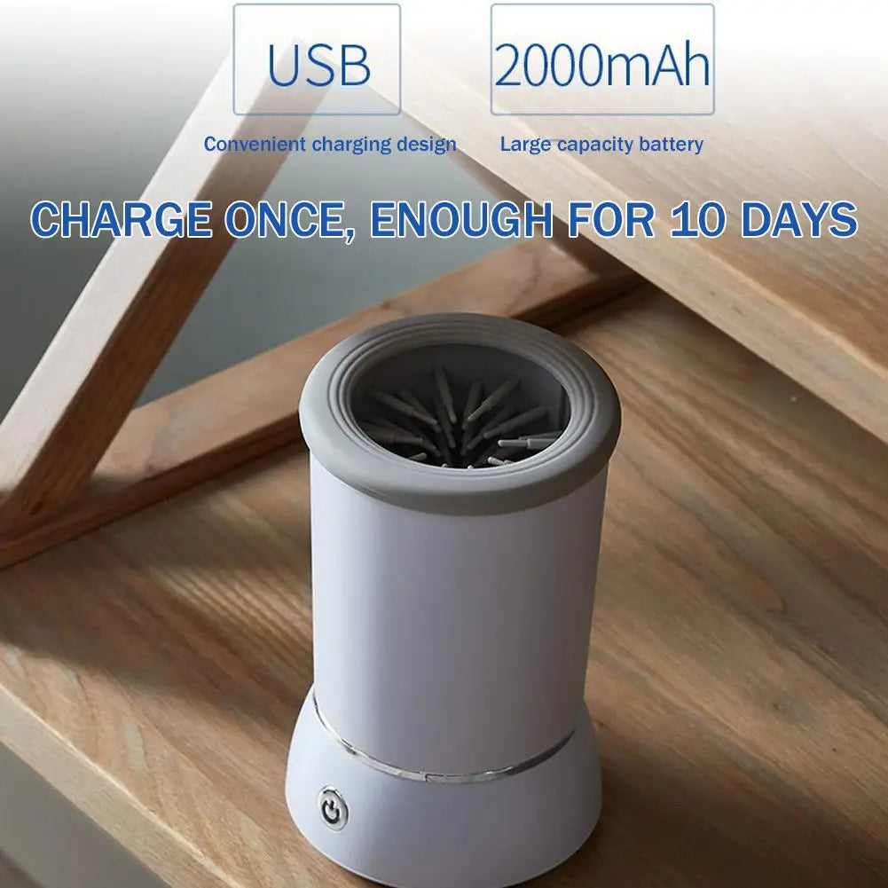 Portable Dog Paw Washer Automatic Pet Paw Cleaner Electric Paw Massager USB Rechargeable Designed for Small Medium Dogs Cats