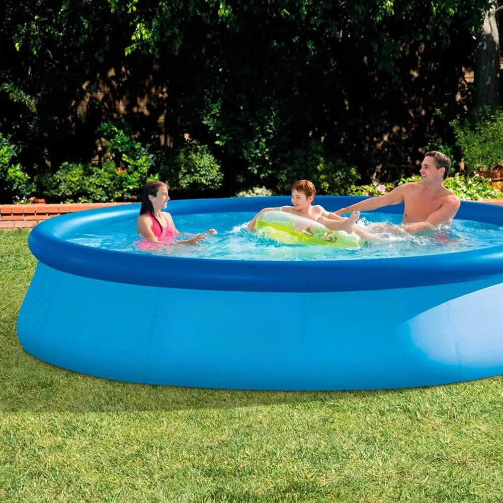 Large Round Simple Set Up Pool - 13 Ft X 33 in With Filter Pump