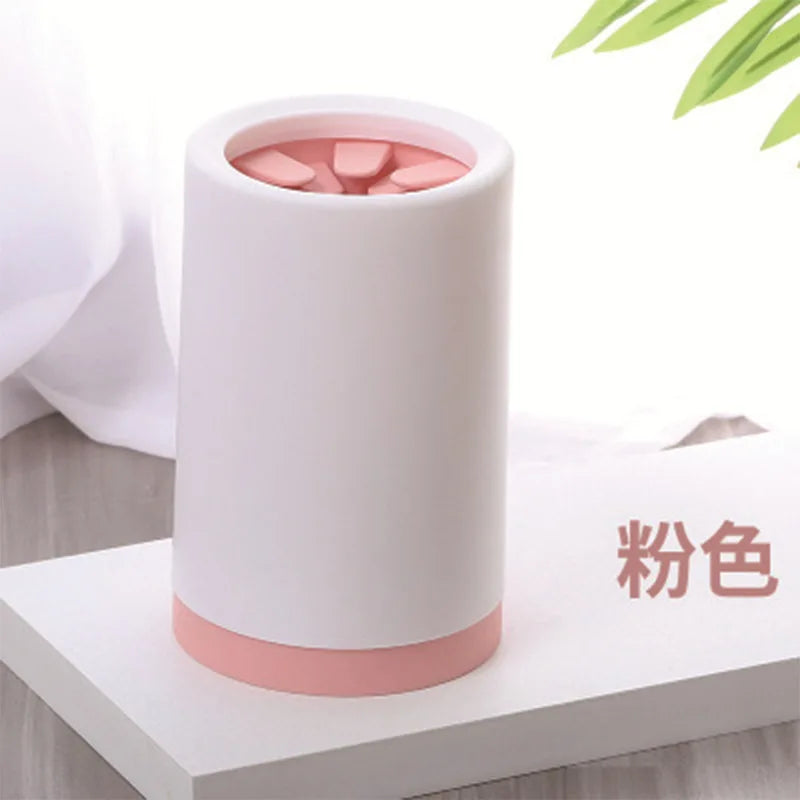 1Pcs Pet Foot Washer Cup Silicone Soft Foot Cup Cat Foot Cleaning Bucket Dog Paw Cleaner Cup Manual Quick Feet Wash Cleaner