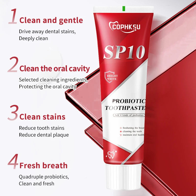SP-10 Probiotic Toothpaste Whitens Teeth & Freshens Breath