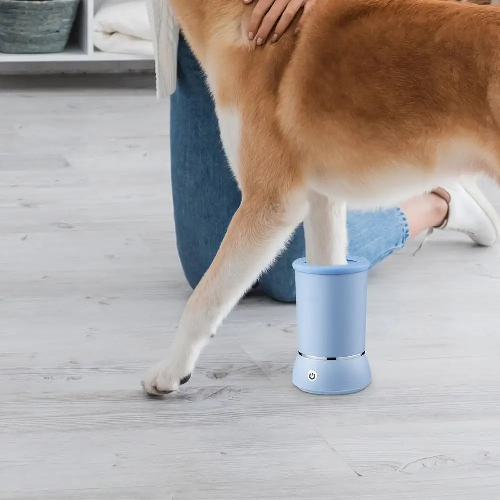 Pet Feet Washer Electrical Pet Paw Cleaner Automatic Pet Foot Cleaning Cup Portable Quick Low Noise Dog Cat Paw Cleaner