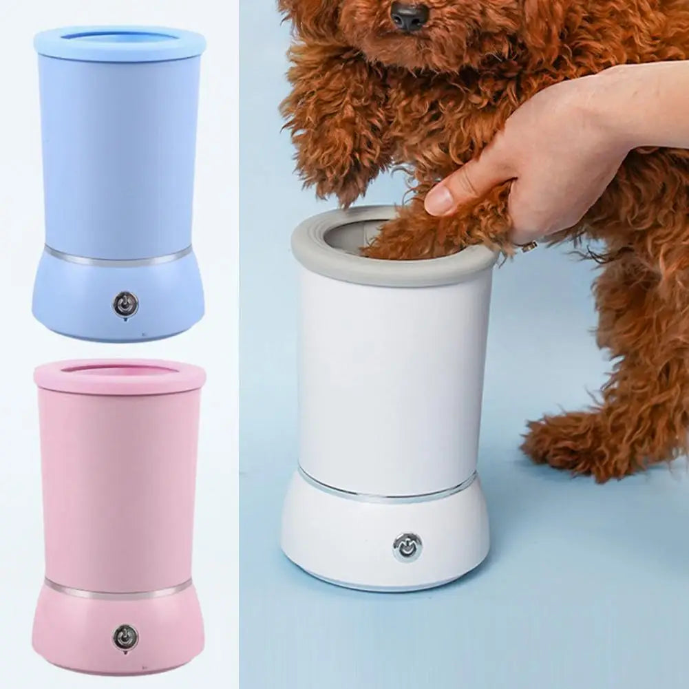 Dog Paw Cleaner Automatic Pet Foot Paw Washer Electric Paw Massager USB Charging for Small Medium Large Dogs Pet Foot Washer Cup