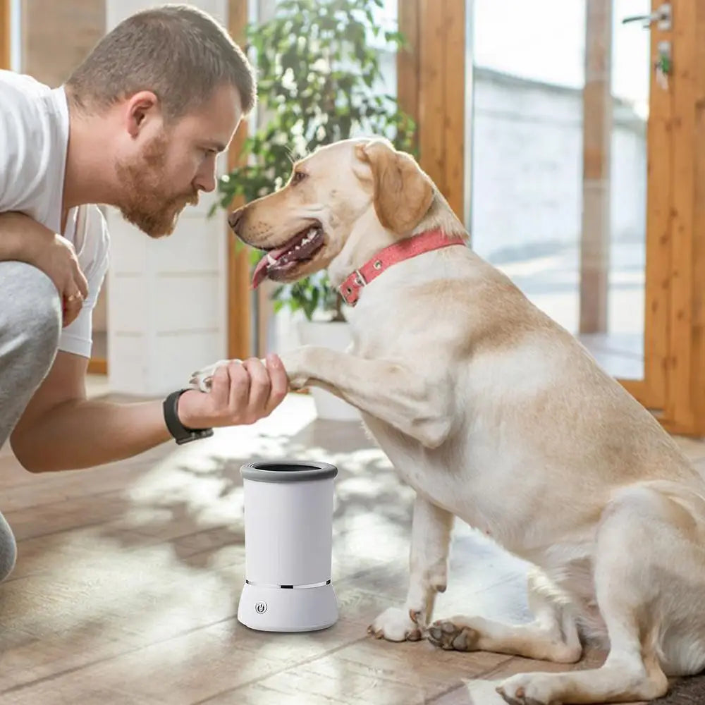 Pet Feet Washer Electrical Pet Paw Cleaner Automatic Pet Foot Cleaning Cup Portable Quick Low Noise Dog Cat Paw Cleaner
