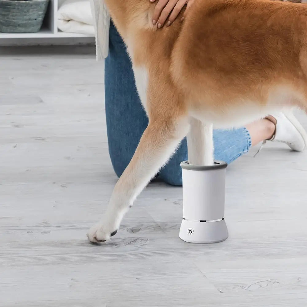 Pet Feet Washer Electrical Pet Paw Cleaner Automatic Pet Foot Cleaning Cup Portable Quick Low Noise Dog Cat Paw Cleaner