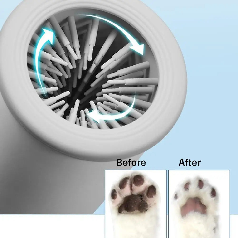 Dog Paw Cleaner Automatic Pet Foot Paw Washer Electric Paw Massager USB Charging for Small Medium Large Dogs Pet Foot Washer Cup