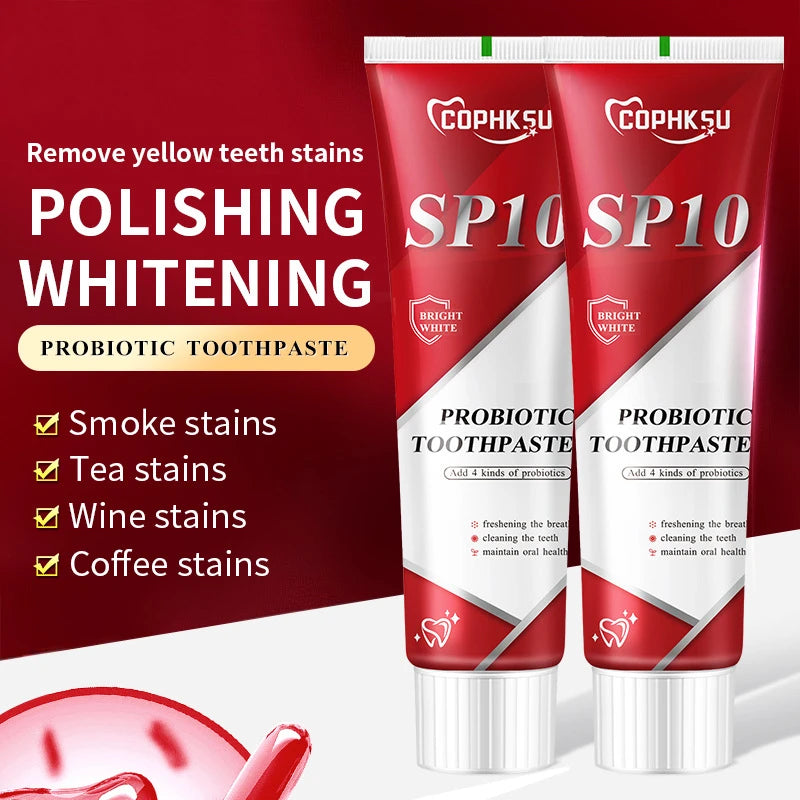 SP-10 Probiotic Toothpaste Whitens Teeth & Freshens Breath