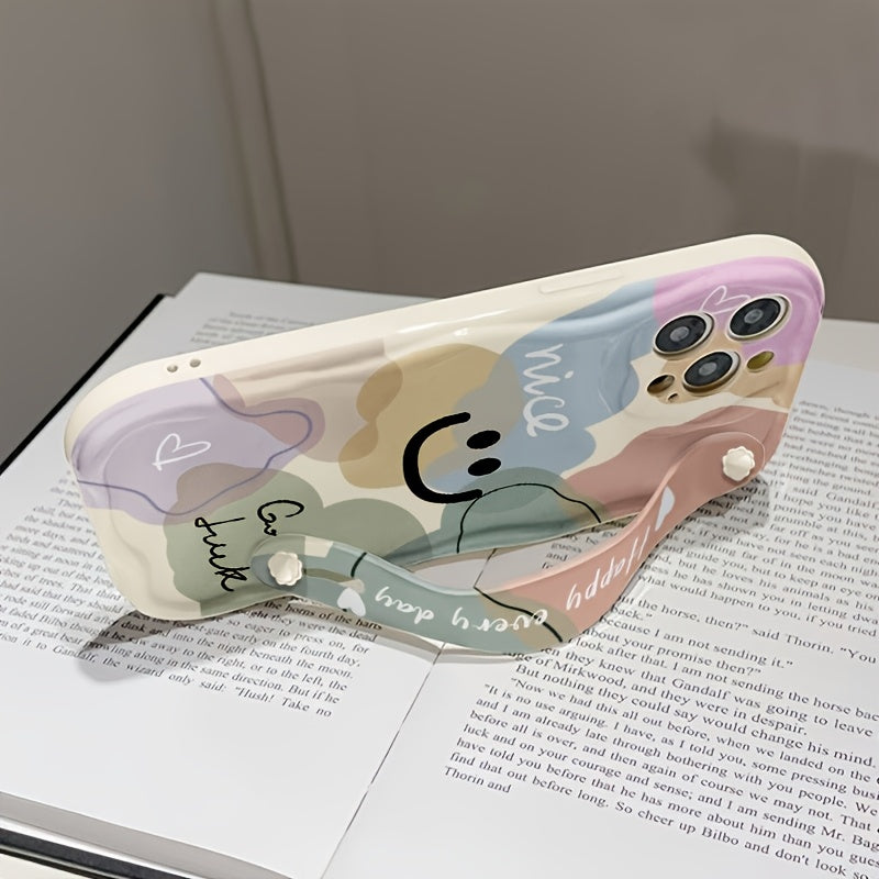 [Soft Rubber] Colorful Printed Phone Case | Made of Soft Rubber | Protects Against Drops | Compatible with Apple Series 11, 12, 13, 14, 15, 16 Pro Max And Samsung Series A05, A15, A25, A35, A55, S23, S24 Ultra